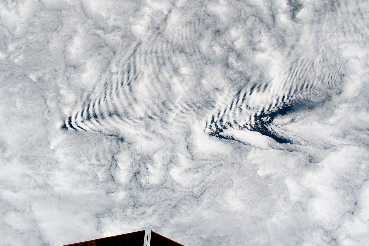 Wave Clouds Over the Crozet Islands - NASA Science