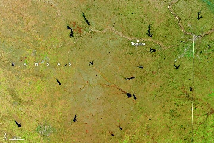 Burn Scars in Kansas