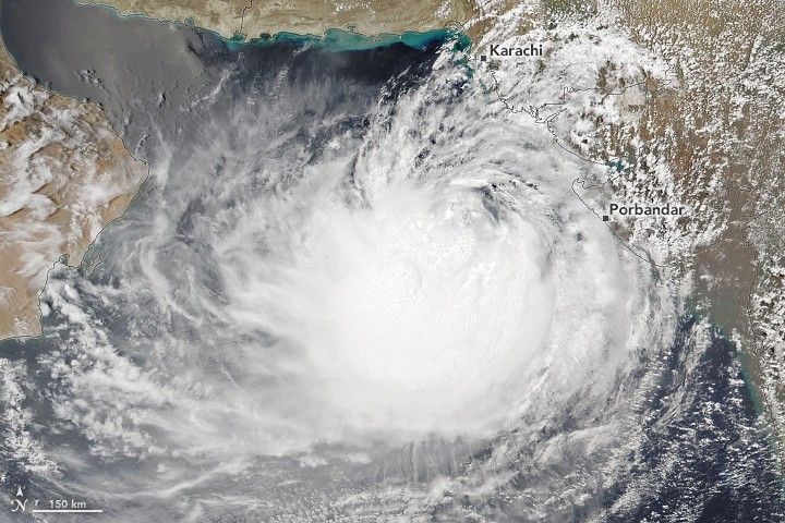 Cyclone Biparjoy Churns Toward India and Pakistan