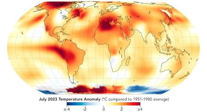 July 2023 Was the Hottest Month on Record