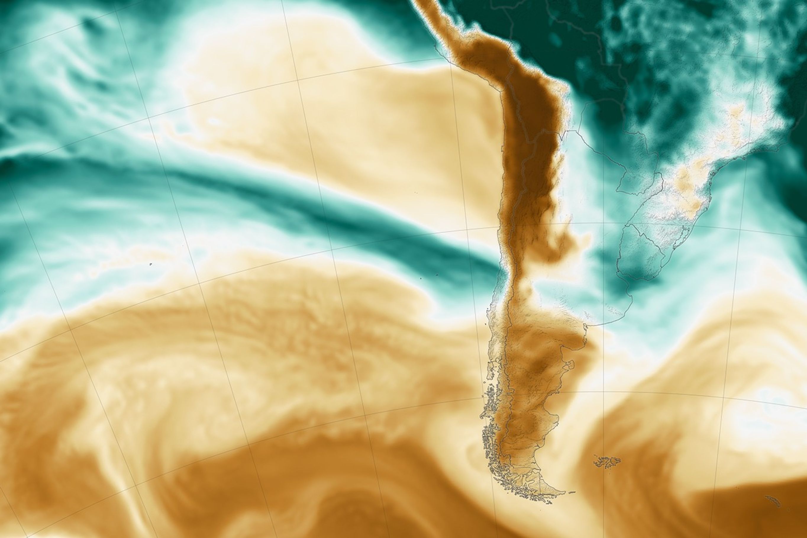 Atmospheric Rivers Swamp Central Chile