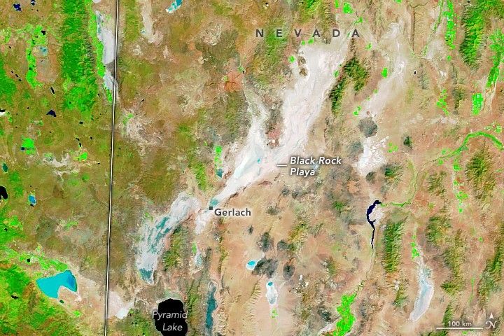 Summer Rains on Nevada’s Black Rock Playa