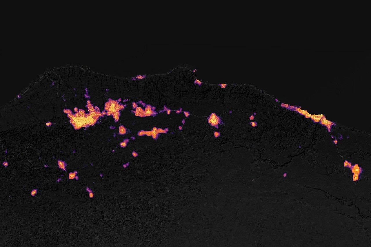 Tracking Nightlights in Libya