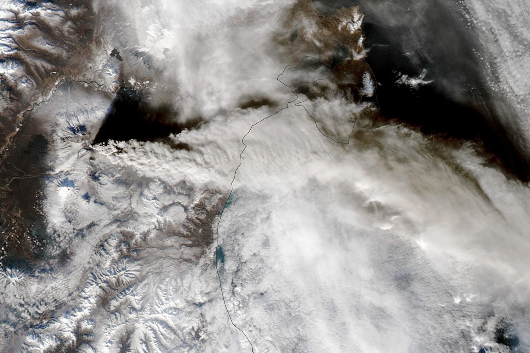 Volcanic Plume Billows From Klyuchevskoy