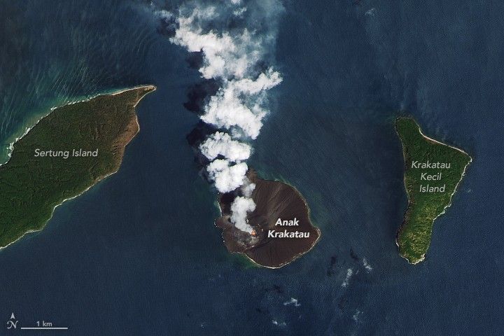 Unrest at Anak Krakatau - NASA Science