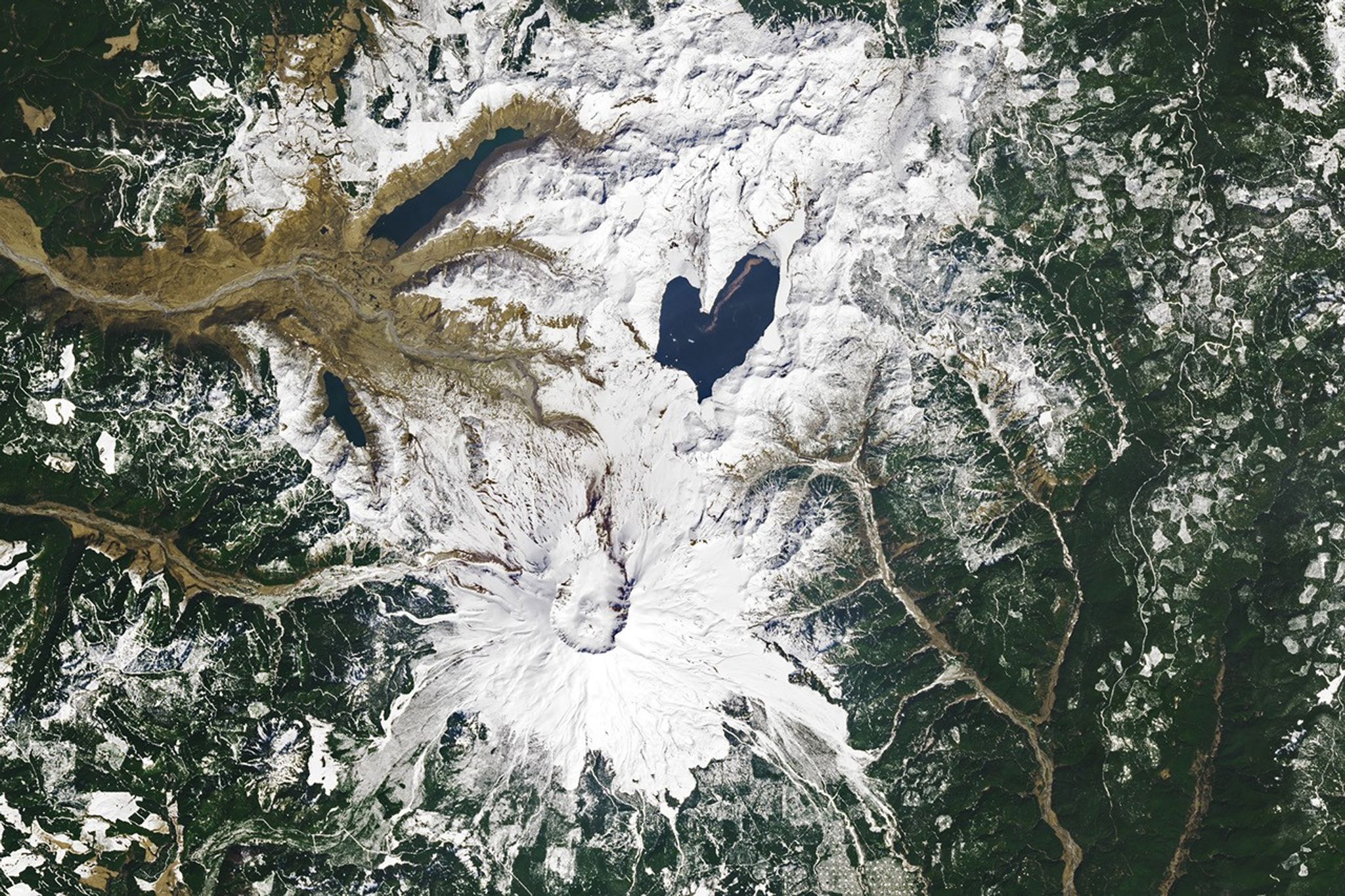 The Lovely Shape of Spirit Lake - NASA Science