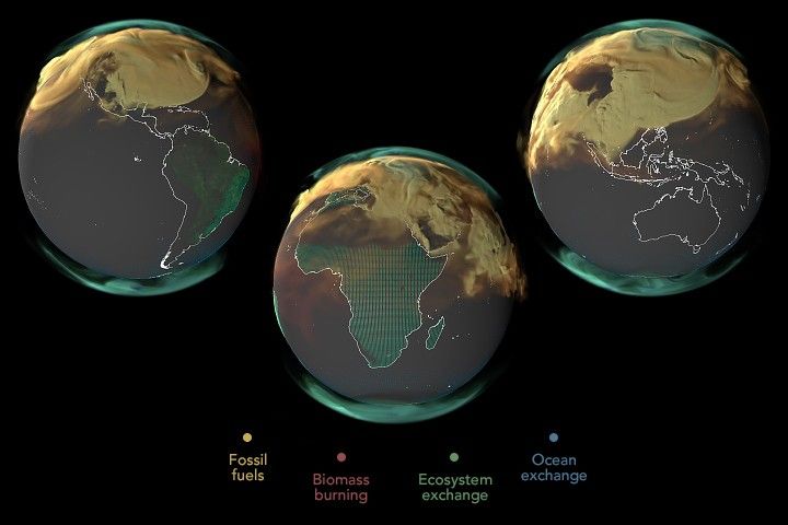 
			Emissions from Fossil Fuels Continue to Rise - NASA Science			