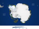 Antarctic Sea Ice at Near-Historic Lows