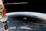 Looking Up and Down During the Eclipse