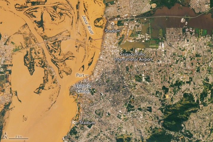 Floods Engulf Porto Alegre