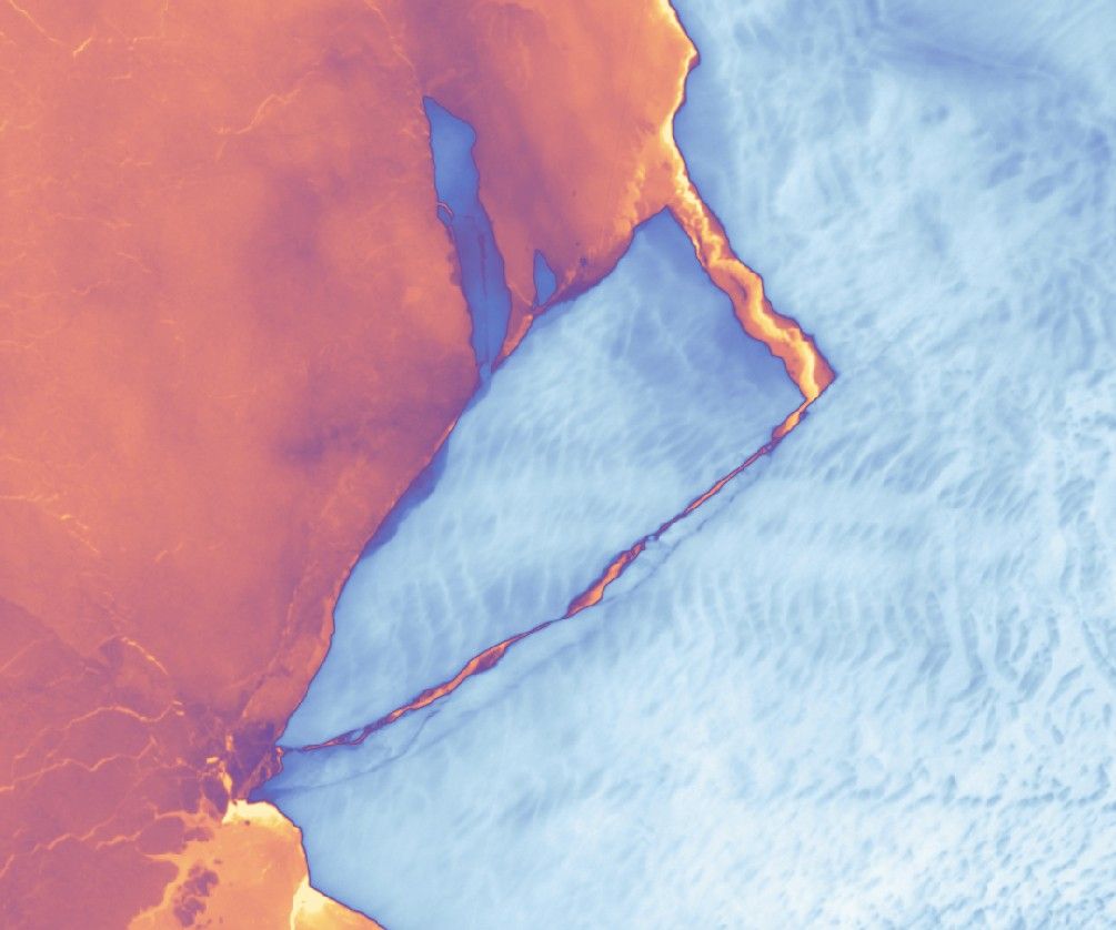 Antarctic Ice Shelf Spawns Iceberg A-83