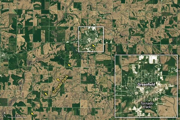 Tornado Damage in Greenfield - NASA Science