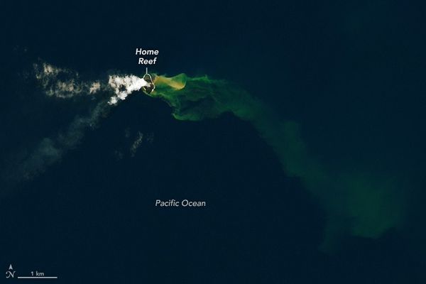 Home Reef Volcano Grows - NASA Science
