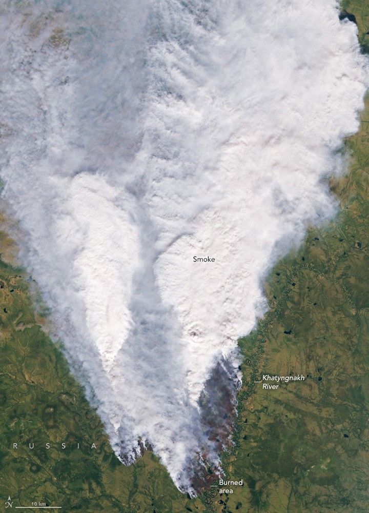 Fires Char the Siberian Arctic - NASA Science