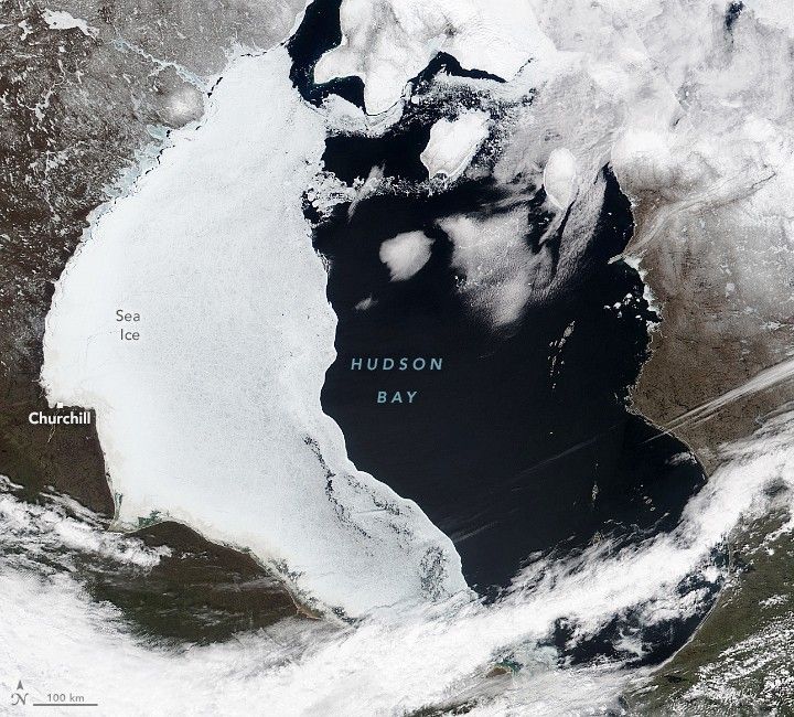 A Split Spring for Hudson Bay Sea Ice