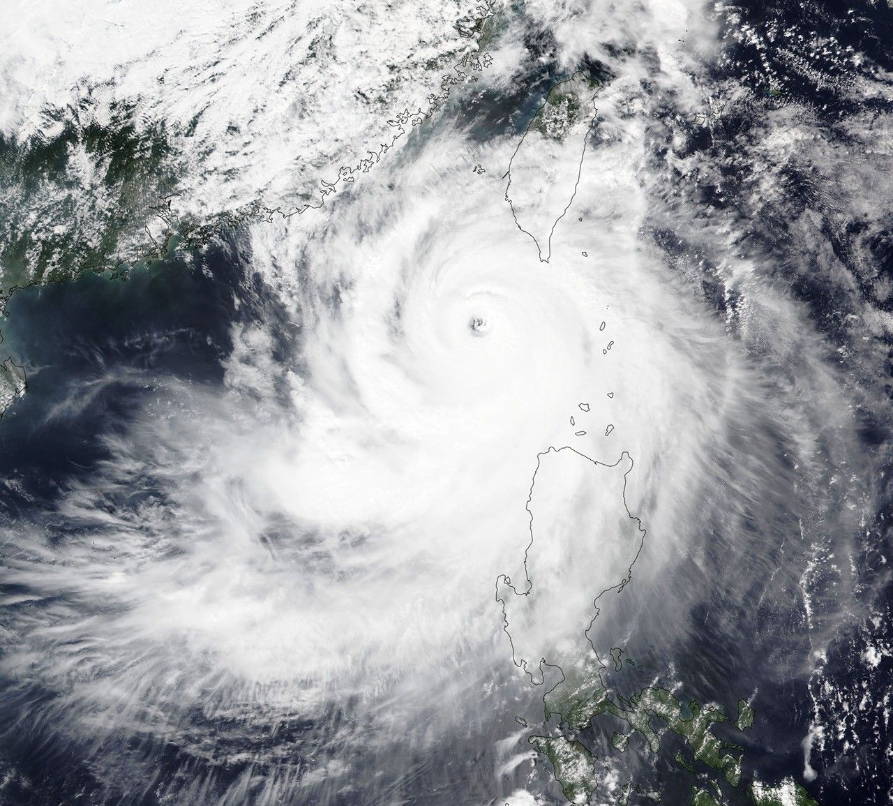 Typhoon Krathon Nears Taiwan - NASA Science
