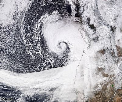 Extratropical Cyclone Whips Over the Pacific Northwest - NASA Science
