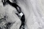 Antarctic Iceberg Spins Out