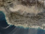 Desert Dust Streams from Iran