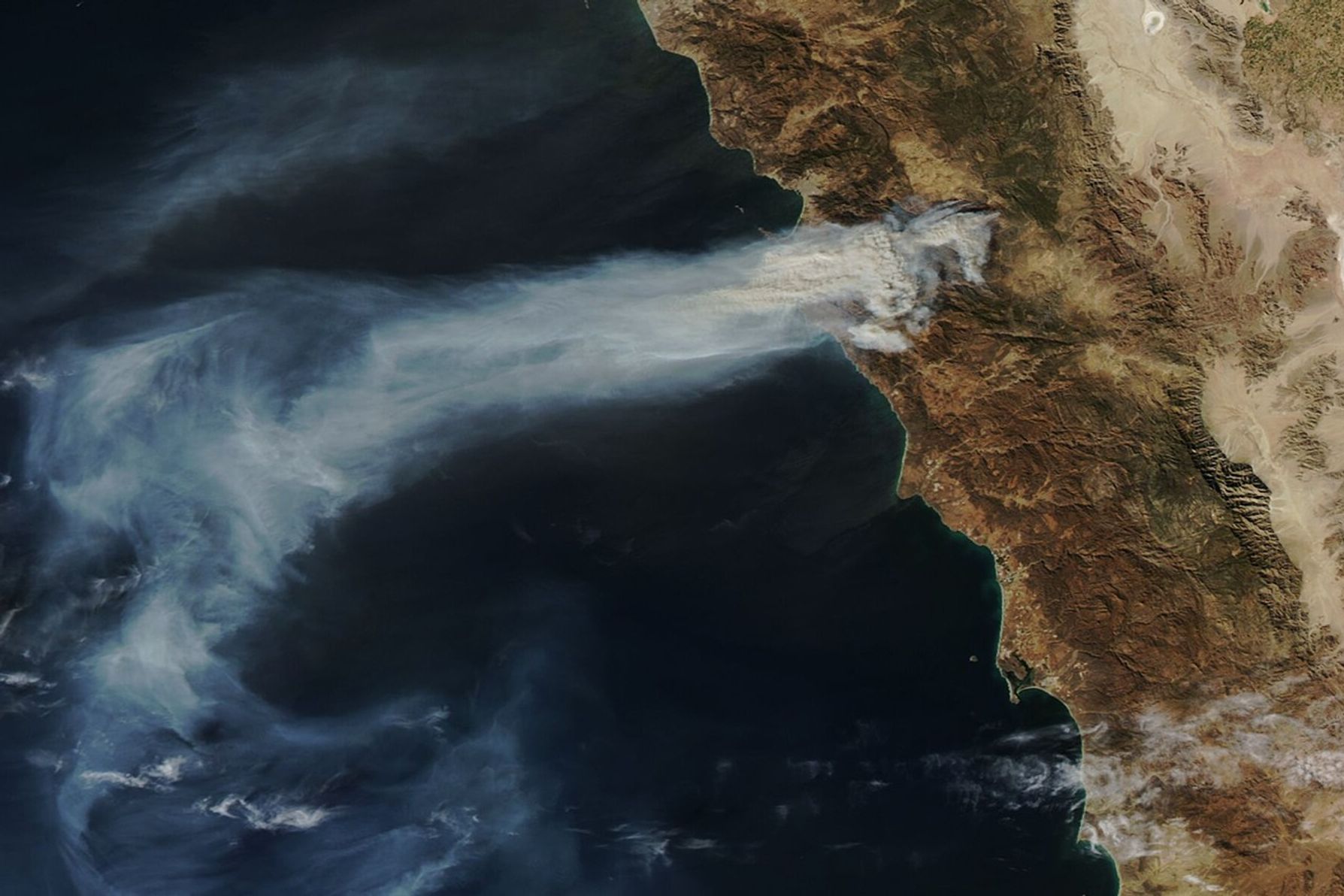 Fire in Baja California