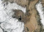 A Network of Dried Lakes