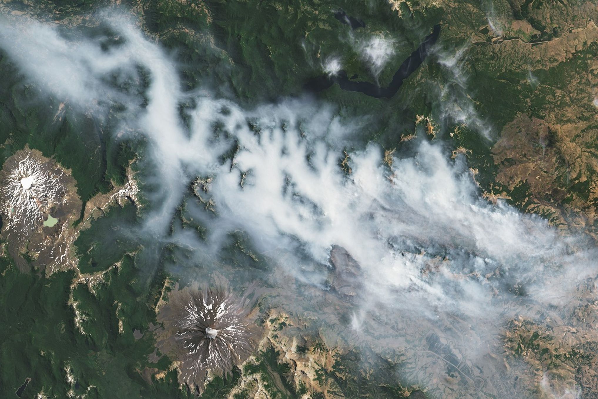Fires Rage in Patagonia