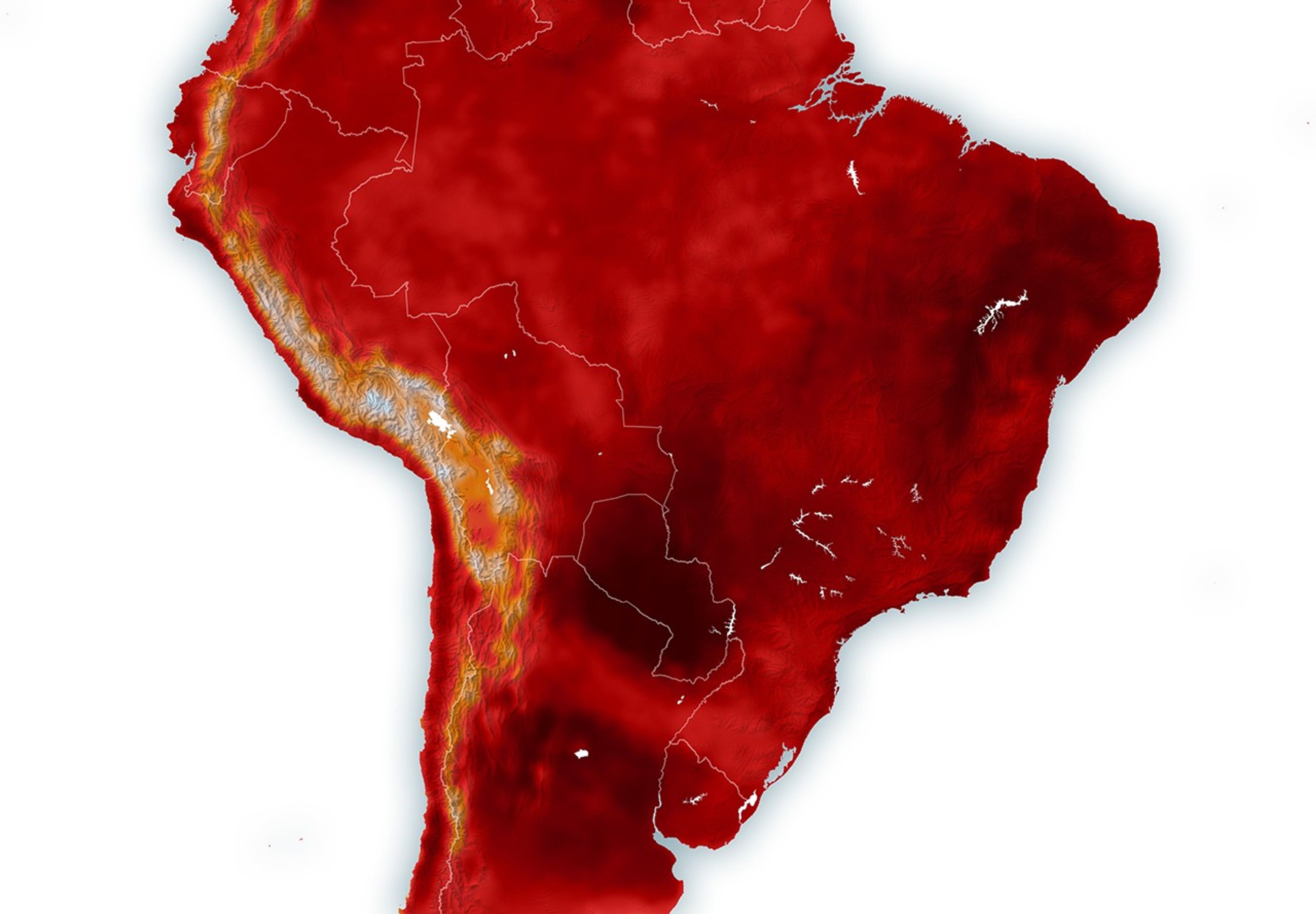 Summer Heat Wave in South America