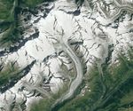 Glacial Losses in the Swiss Alps