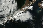Clouds Hover Over the Alaska Peninsula