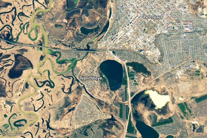 Spring Flooding in Kazakhstan