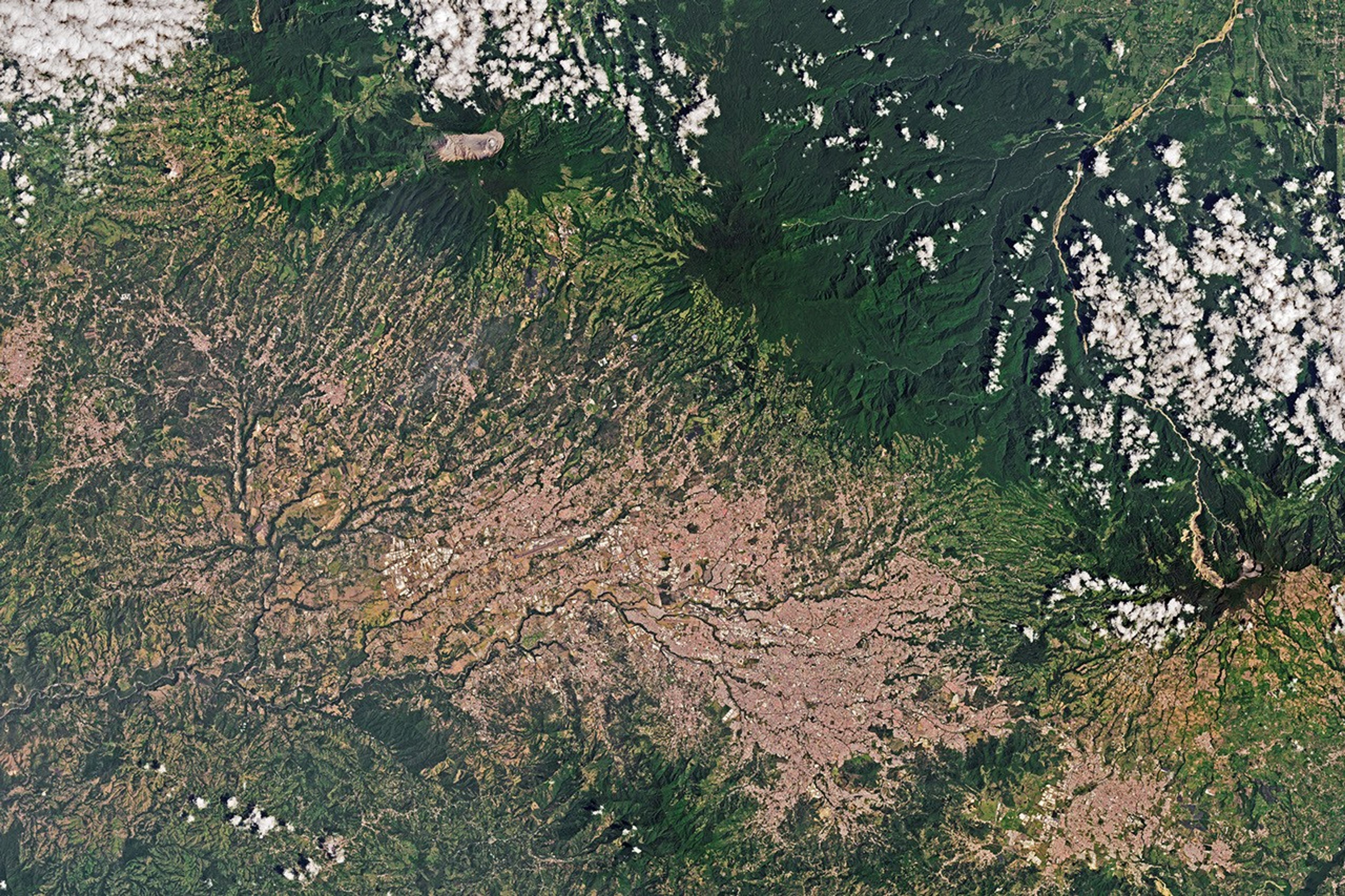 Roiling Poás Volcano