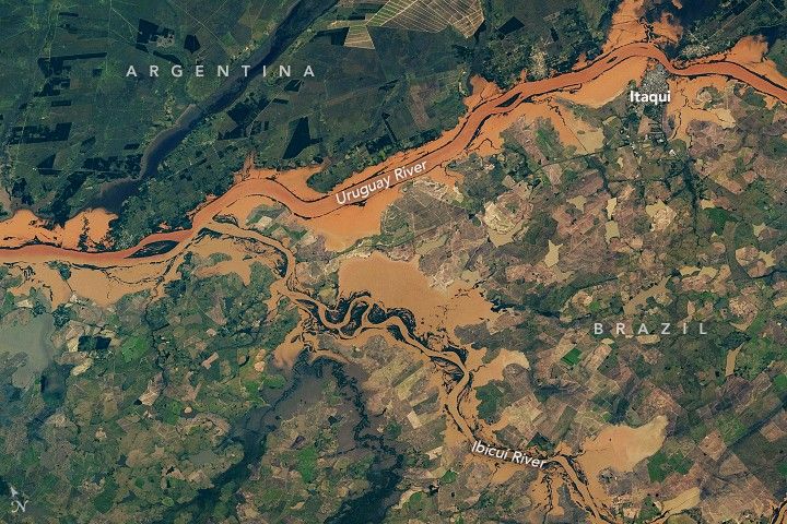 Flooding Along the Uruguay and Ibicuí Rivers