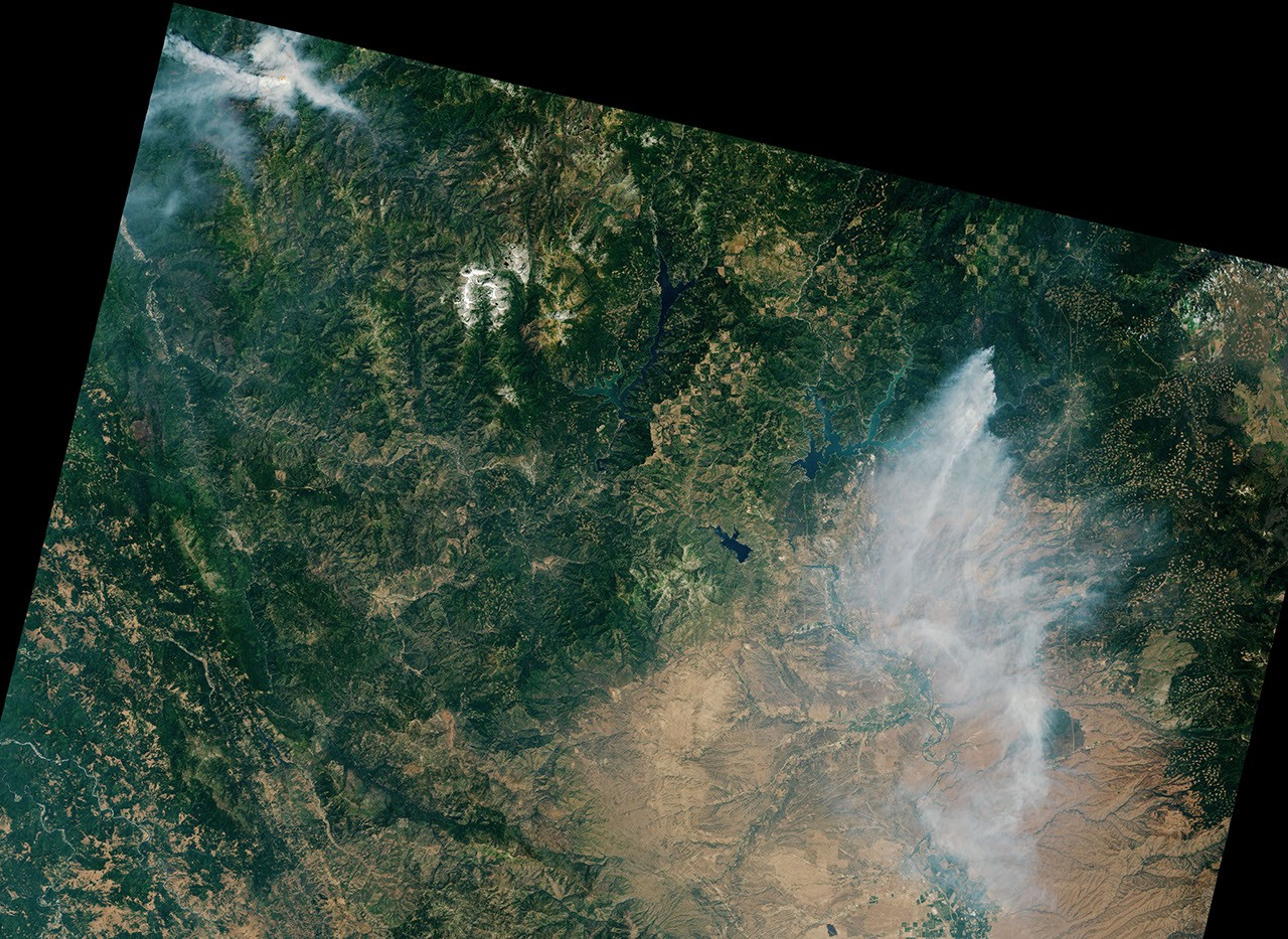 Wildfire Smoke Billows Over Northern California