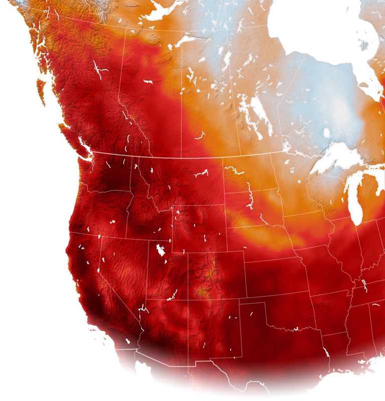 Summer Heat Lingers in the West - NASA Science