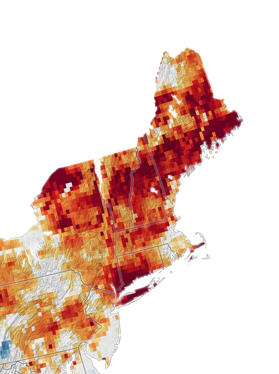 Drought Worsens Across Northern New England - NASA Science