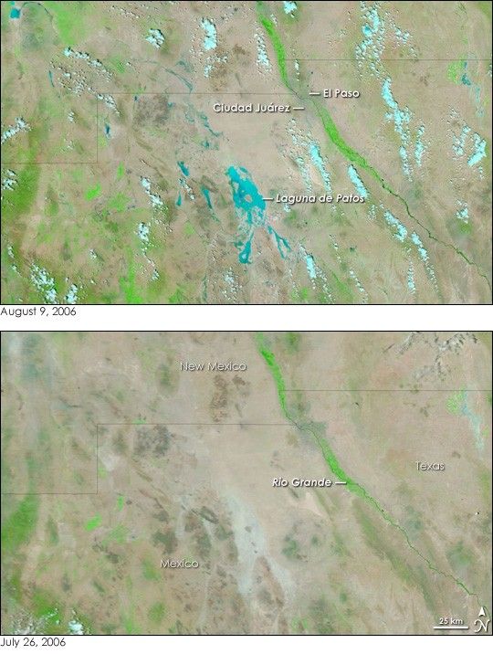 Floods in Mexico, Texas, and New Mexico