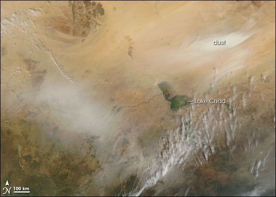 Dust Storm from the Bodele Depression