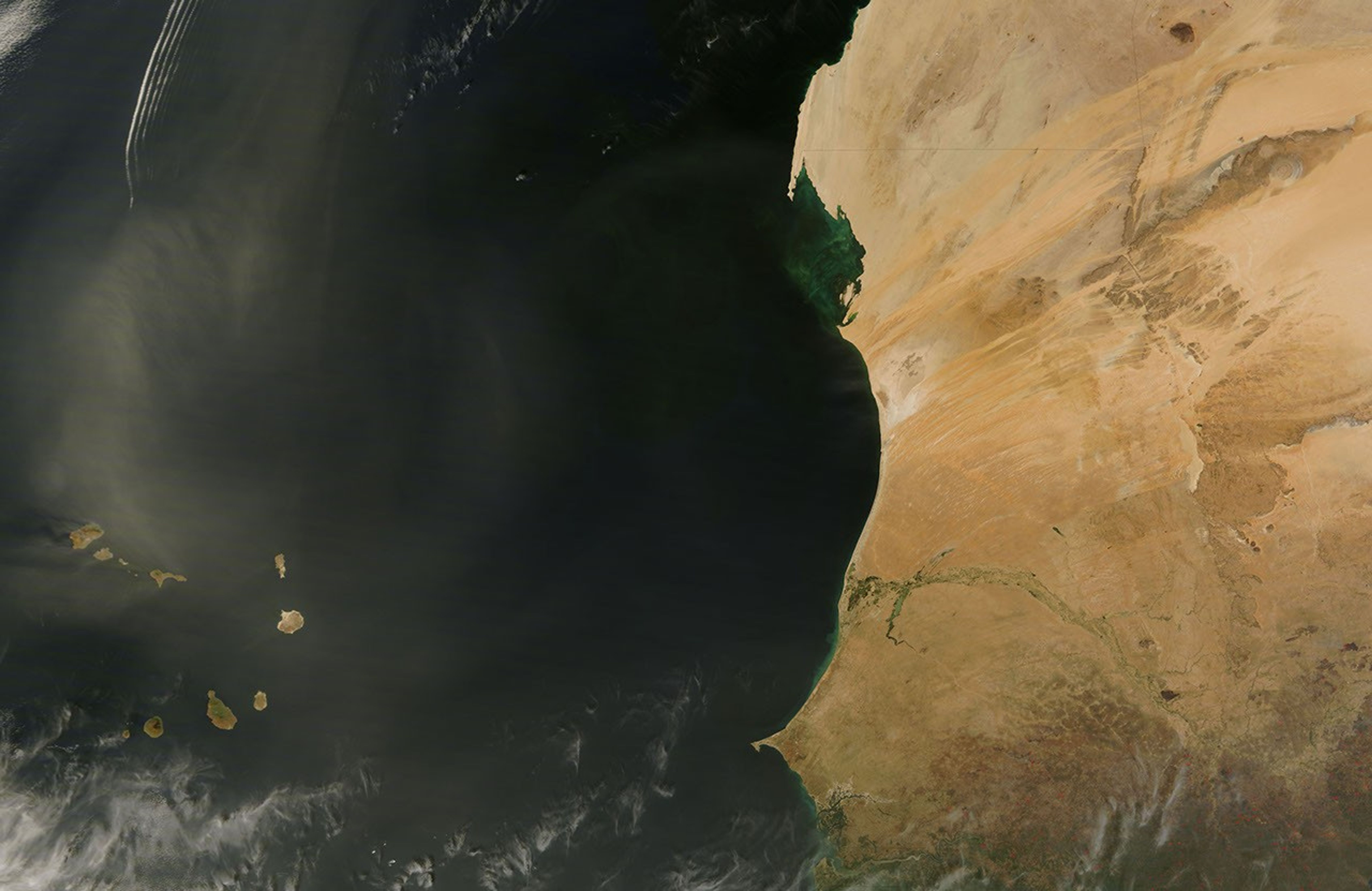 Dust over Cape Verde
