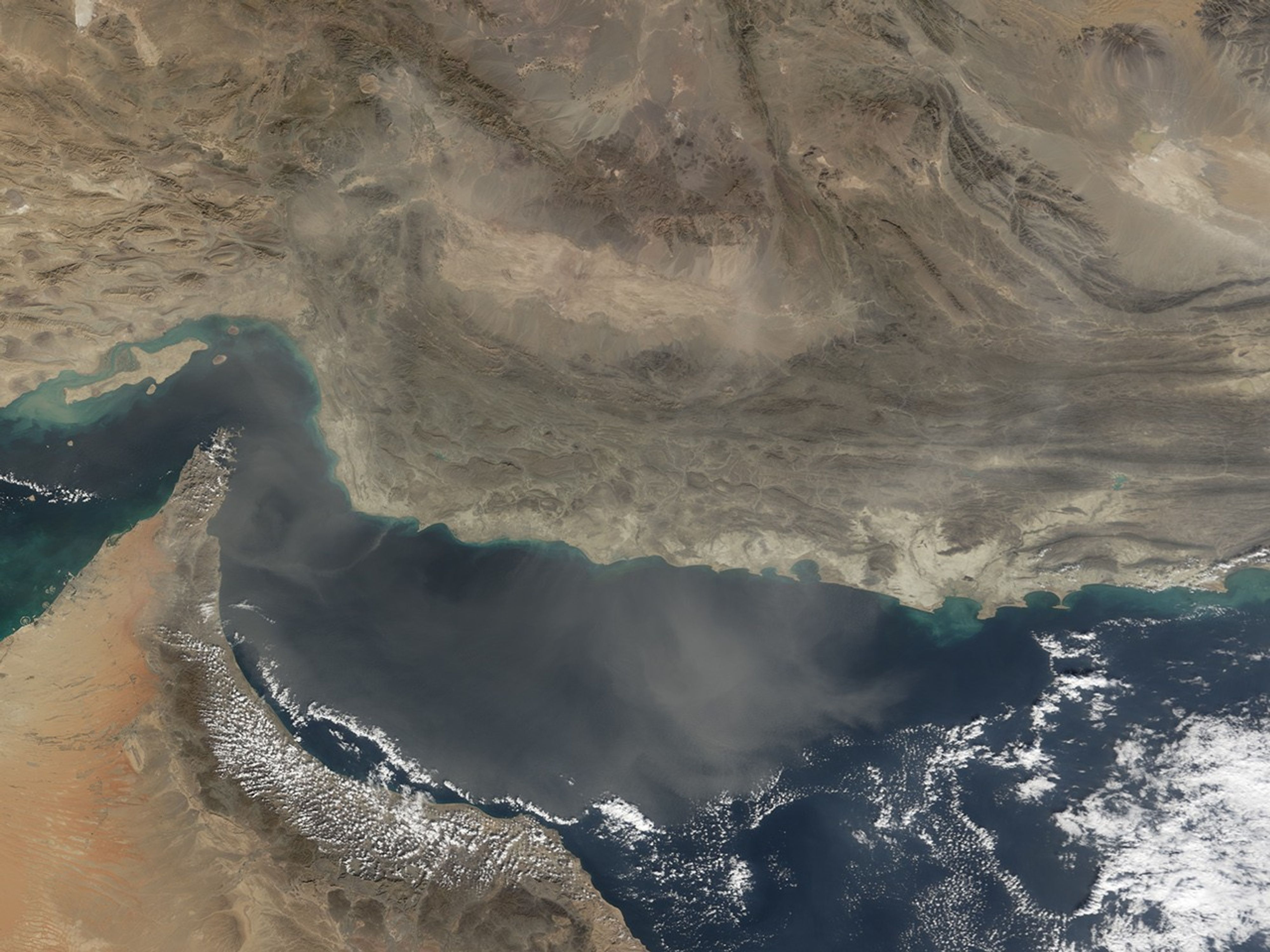 Dust Storm in Southwestern Iran