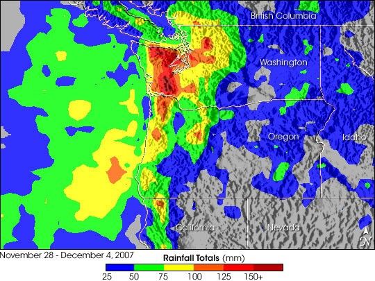 Storm in the Pacific Northwest