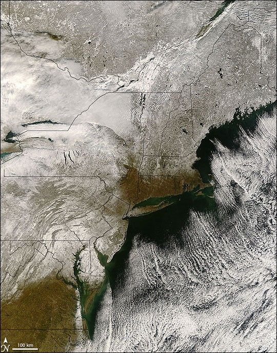 First Snow in US Northeast - NASA Science