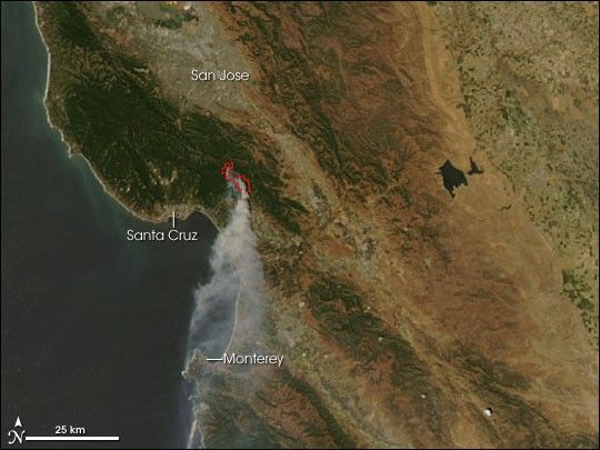 Summit Fire, California