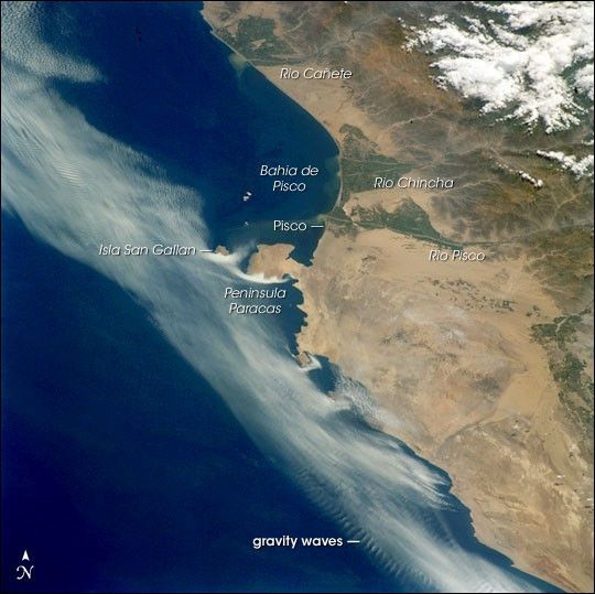Coastal Fog, South Peruvian Coast at Pisco