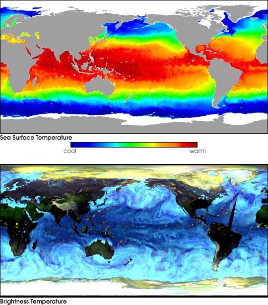AMSR-E First Light Images