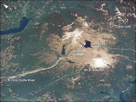 Mt. St. Helens and Spirit Lake
