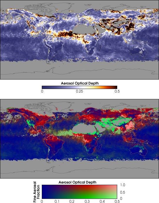 Distinguishing Natural Aerosols from Human Pollution