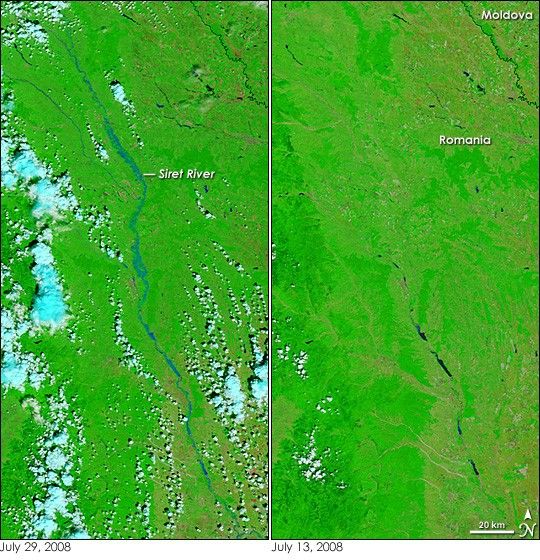 
			Floods in Eastern Europe - NASA Science			