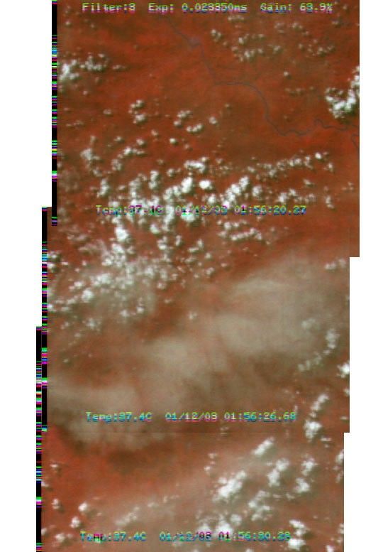 Earth Science Data from Space Shuttle Columbia (STS 107)