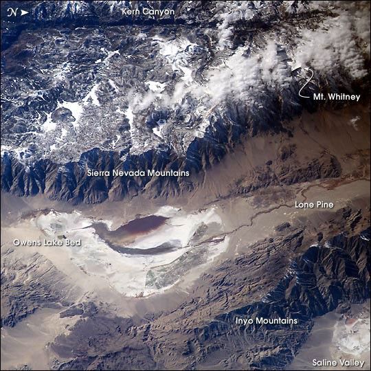Southern Sierra Nevada and Owens Lake