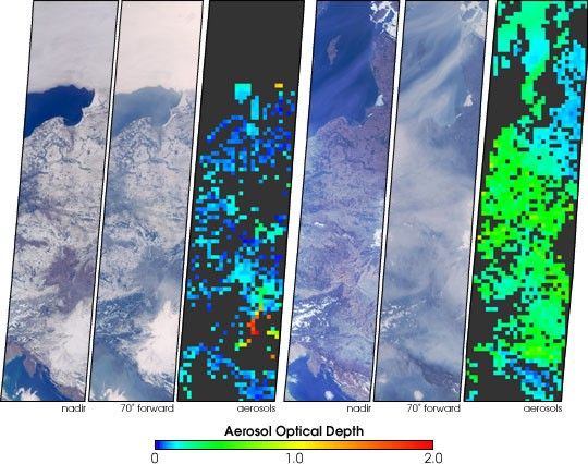 
			Aerosols over Central and Eastern Europe - NASA Science			